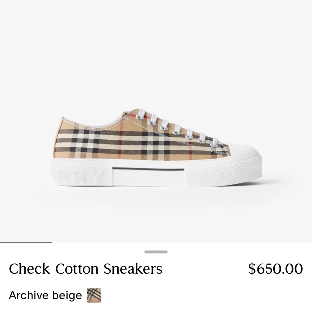 Men’s Burberry shoes